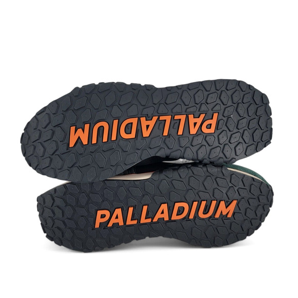 Palladium Troop Runner Mens Size 8 Sneakers Navy Green Yellow New Athletic Shoes - Picture 6 of 8